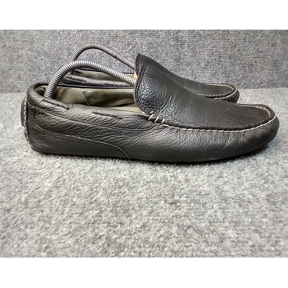 Sperry Top-Sider Gold Cup ASV Loafers Mens 10M Black Leather Mocs STS10251